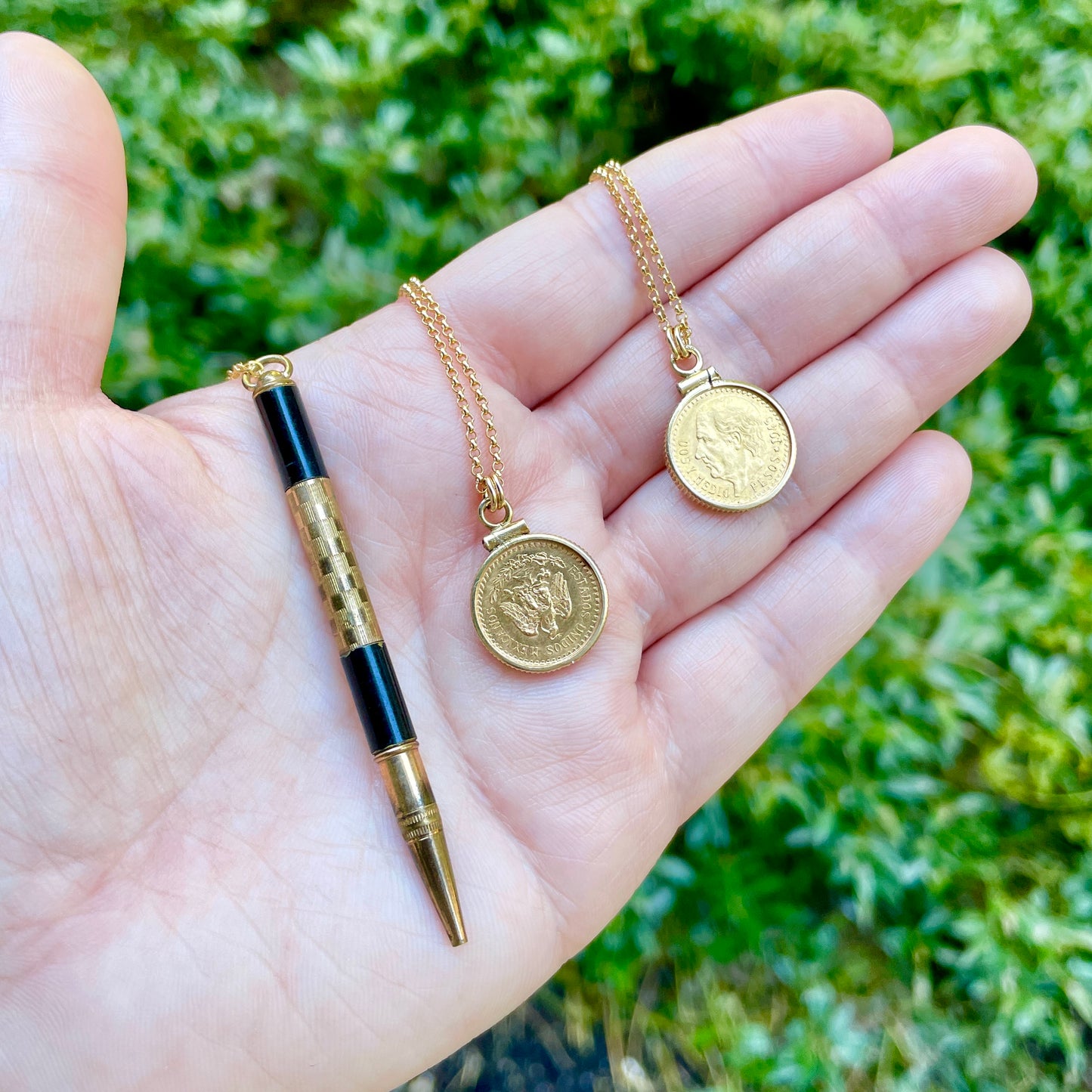 Antique Mechanical Pencil Pendant