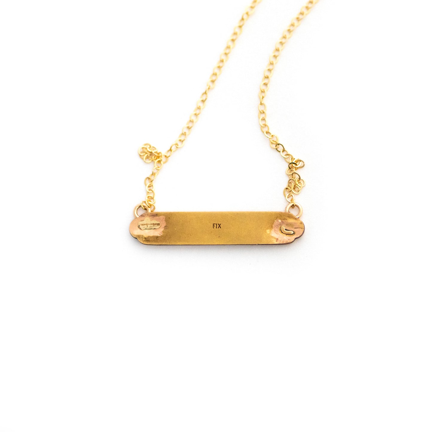 French BEBE Antique Baby Bar Necklace