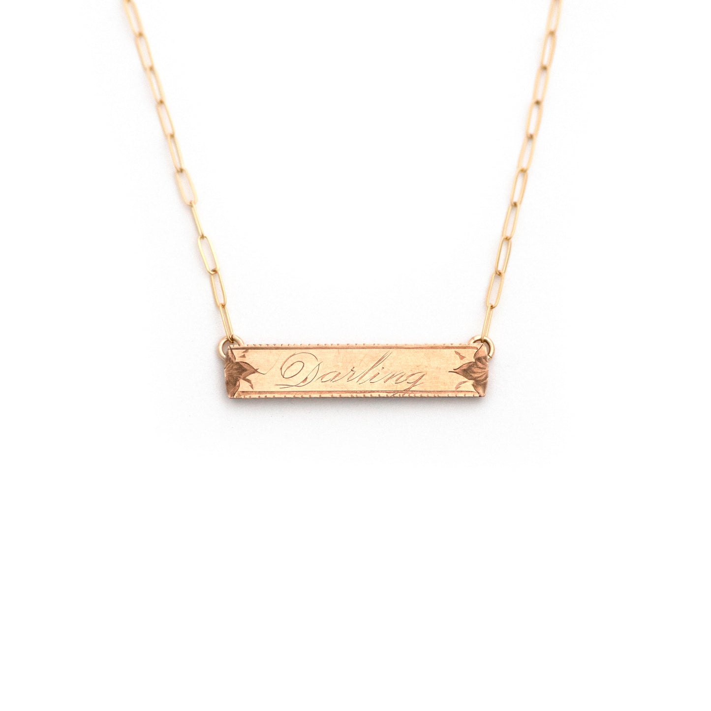 Victorian DARLING Bar Pin Necklace