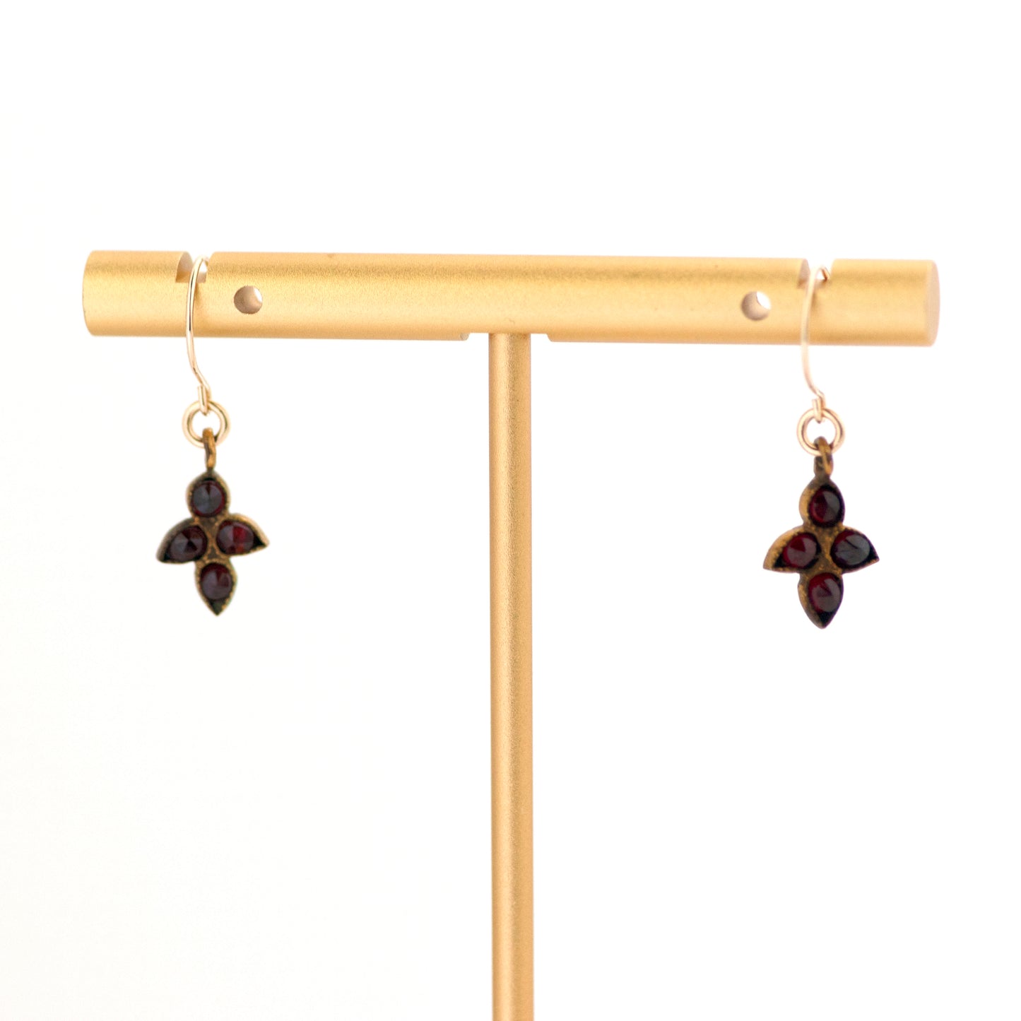 Antique Bohemian Garnet Earrings