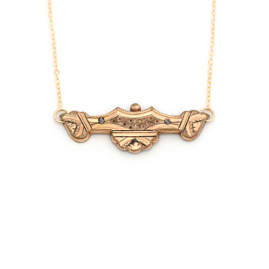 Edwardian Bar Pin Necklace