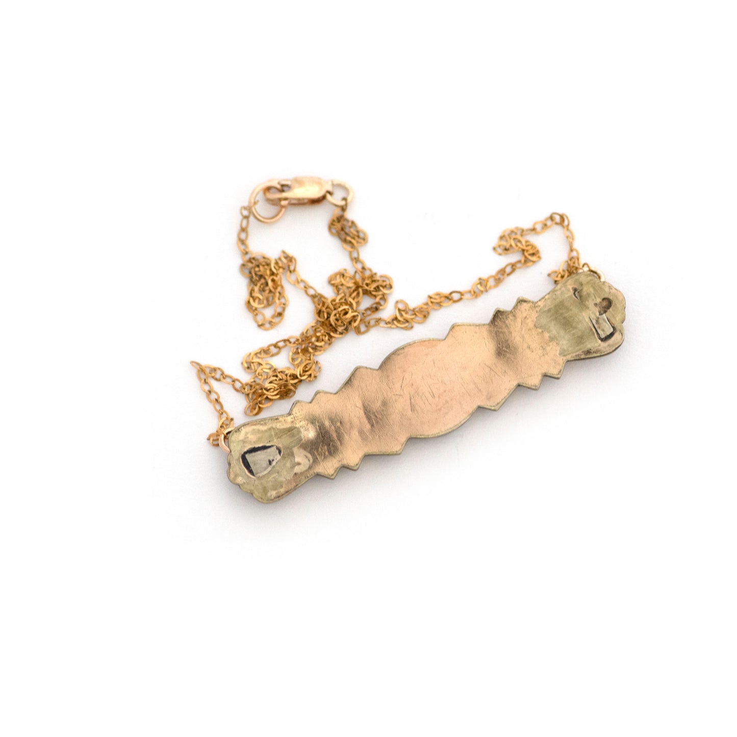 Antique Bar Pin Necklace