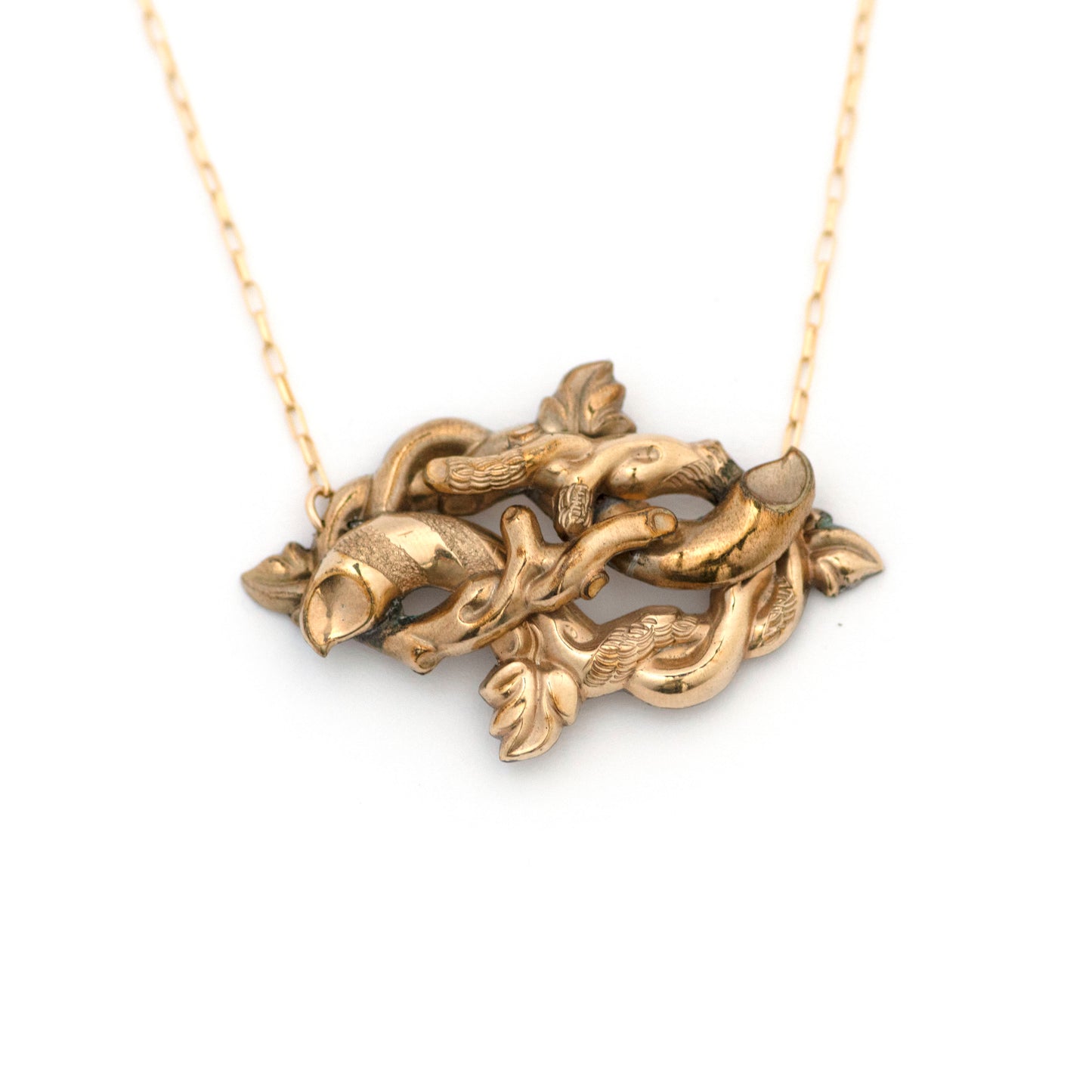 Driftwood Branches Antique Victorian Necklace