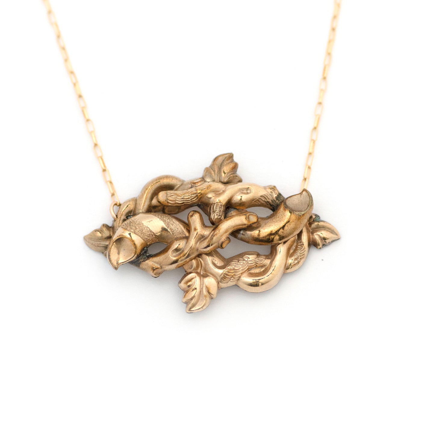 Driftwood Branches Antique Victorian Necklace