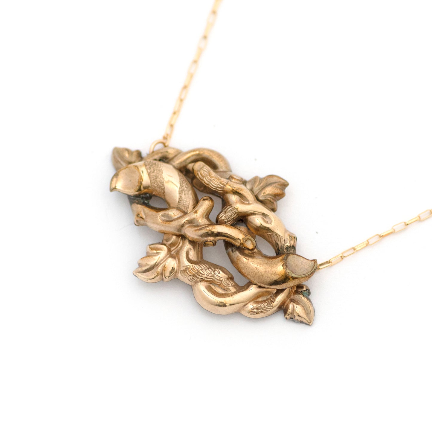 Driftwood Branches Antique Victorian Necklace
