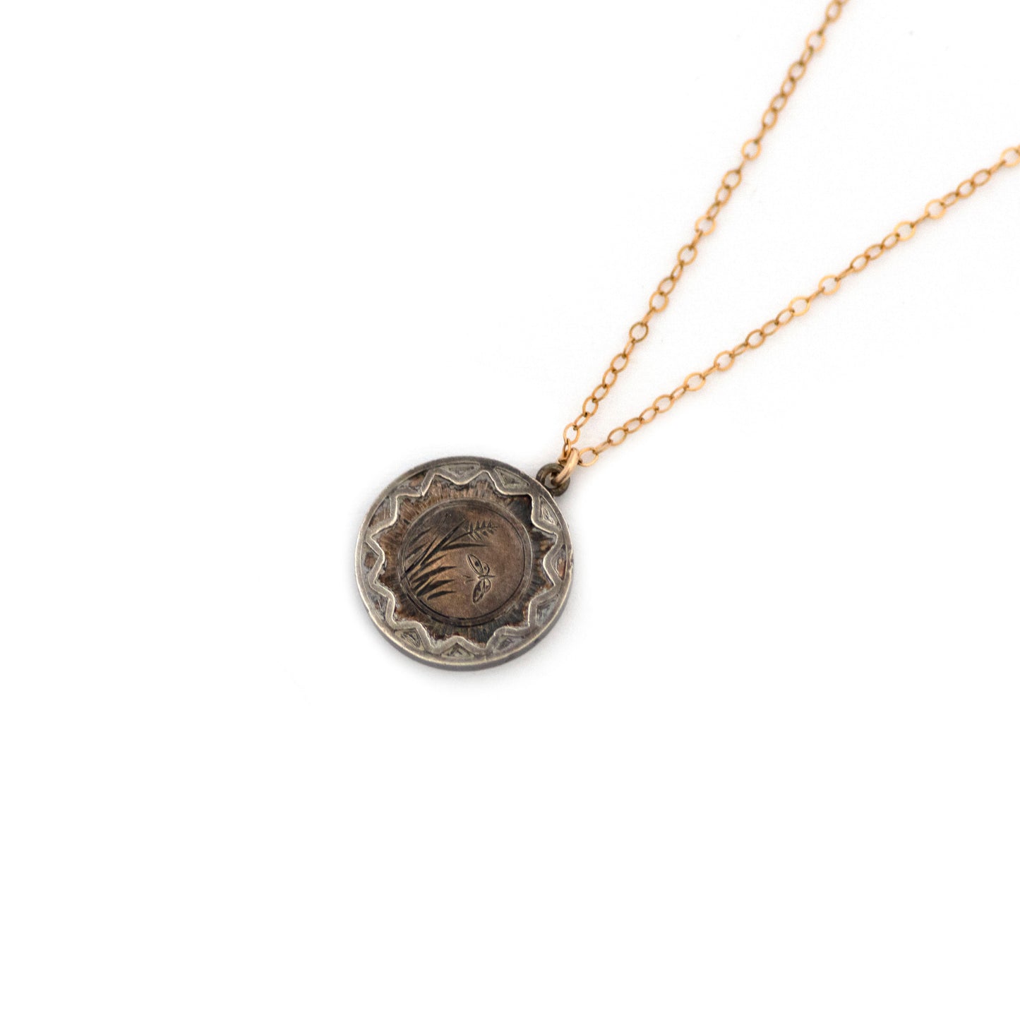 Butterfly in the Meadow Sterling Pendant Necklace