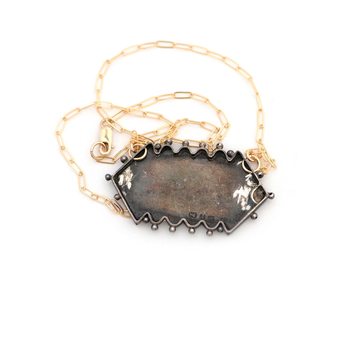 Salem Church Ferndale Sterling Brooch Necklace