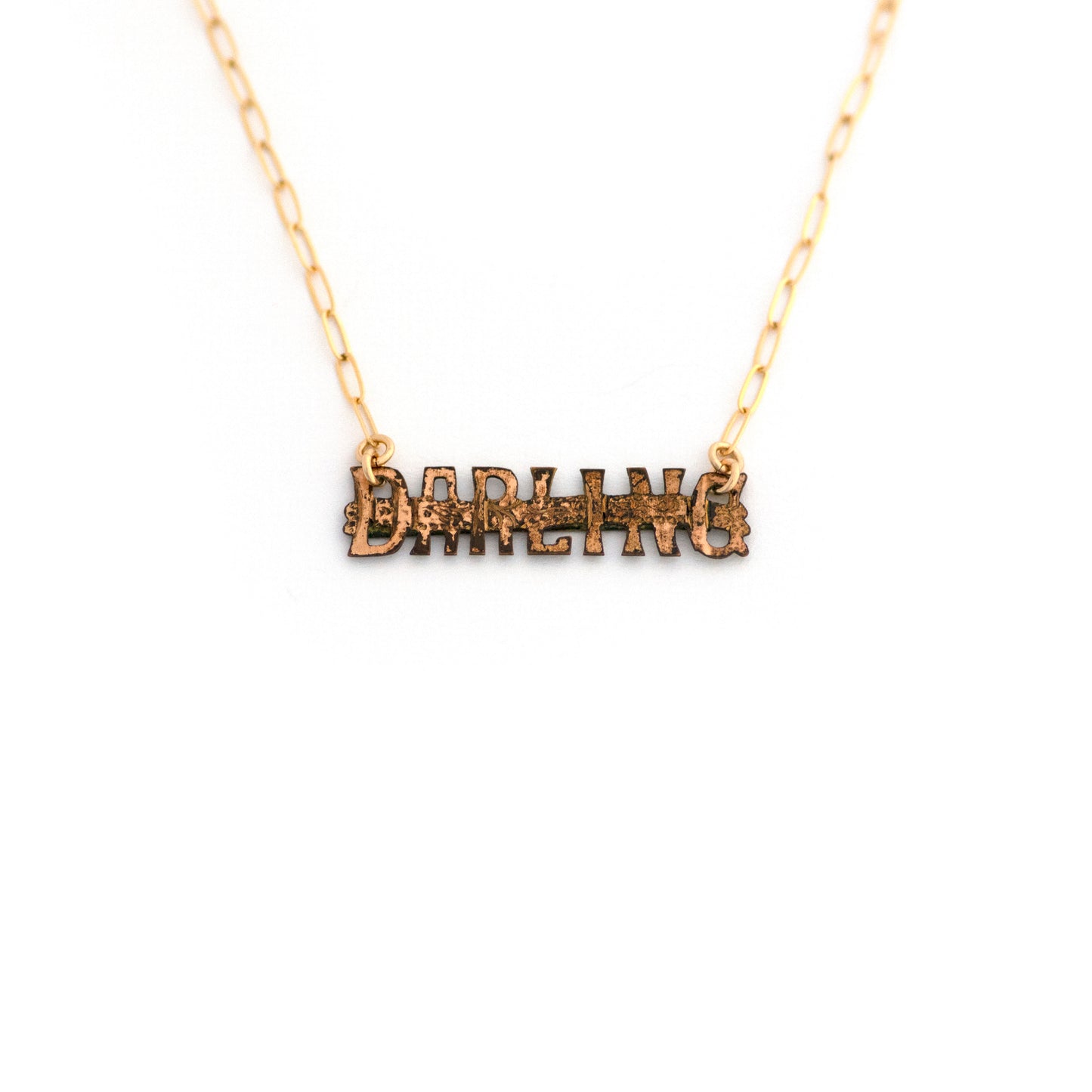 Victorian DARLING Cutout Bar Necklace