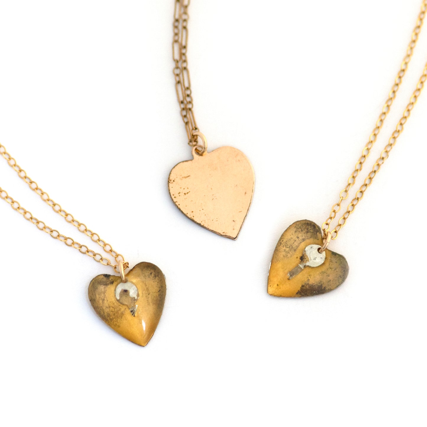 Antique Confirmation Heart Pendant