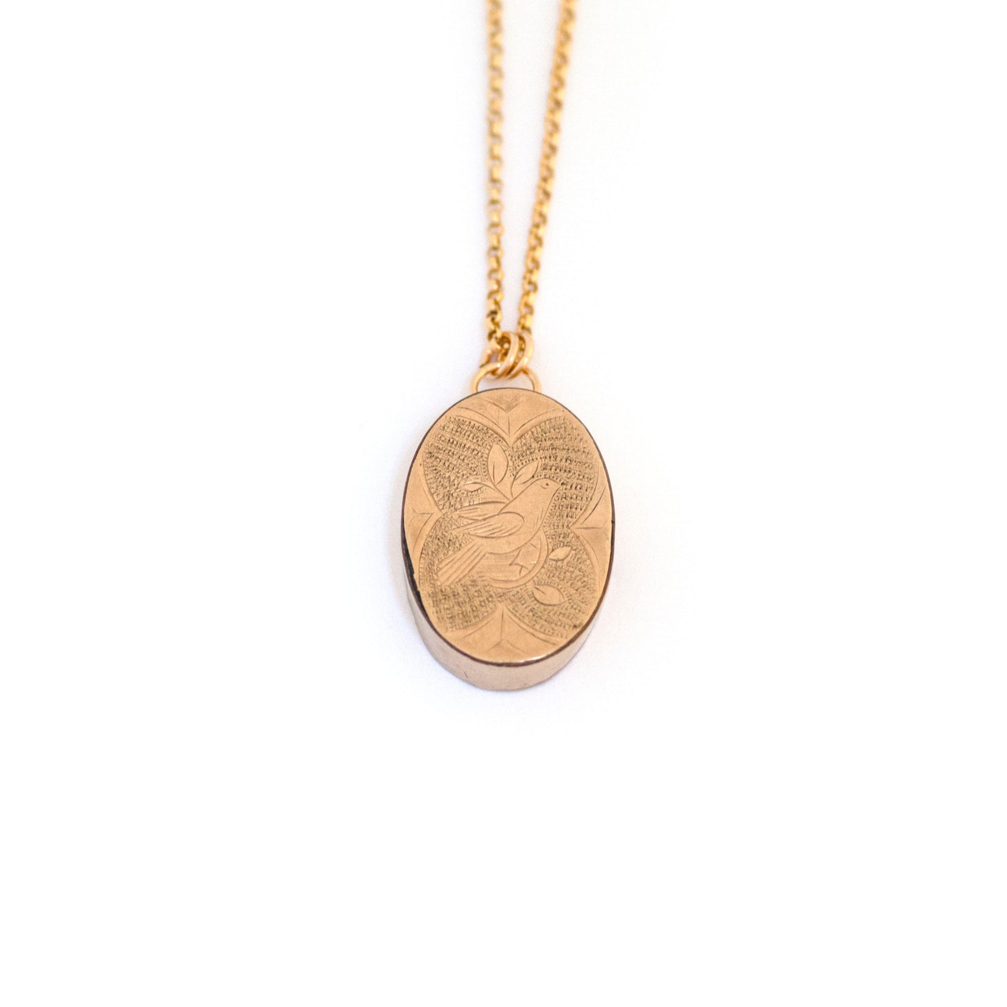 Victorian Dove Olive Branch Cuff Link Necklace