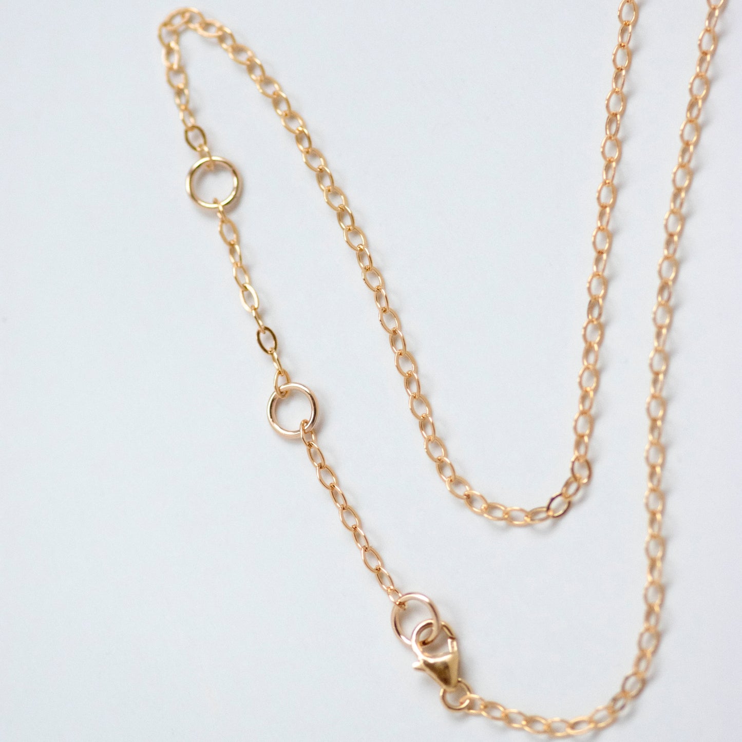 Built In Extender - Adjustable 16-17-18 inches (for 16 inch necklace)