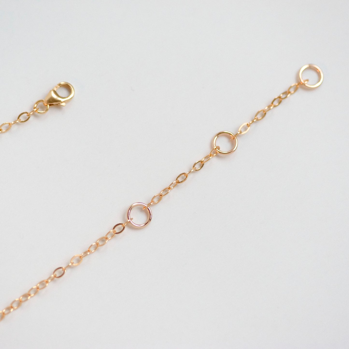 Built In Extender - Adjustable 16-17-18 inches (for 16 inch necklace)