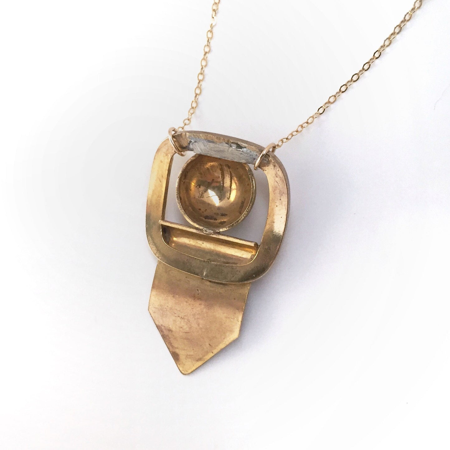 Floral Fur Clip Conversion Necklace