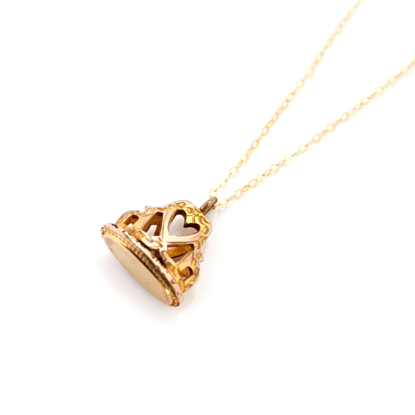 Heart Watch Fob Necklace