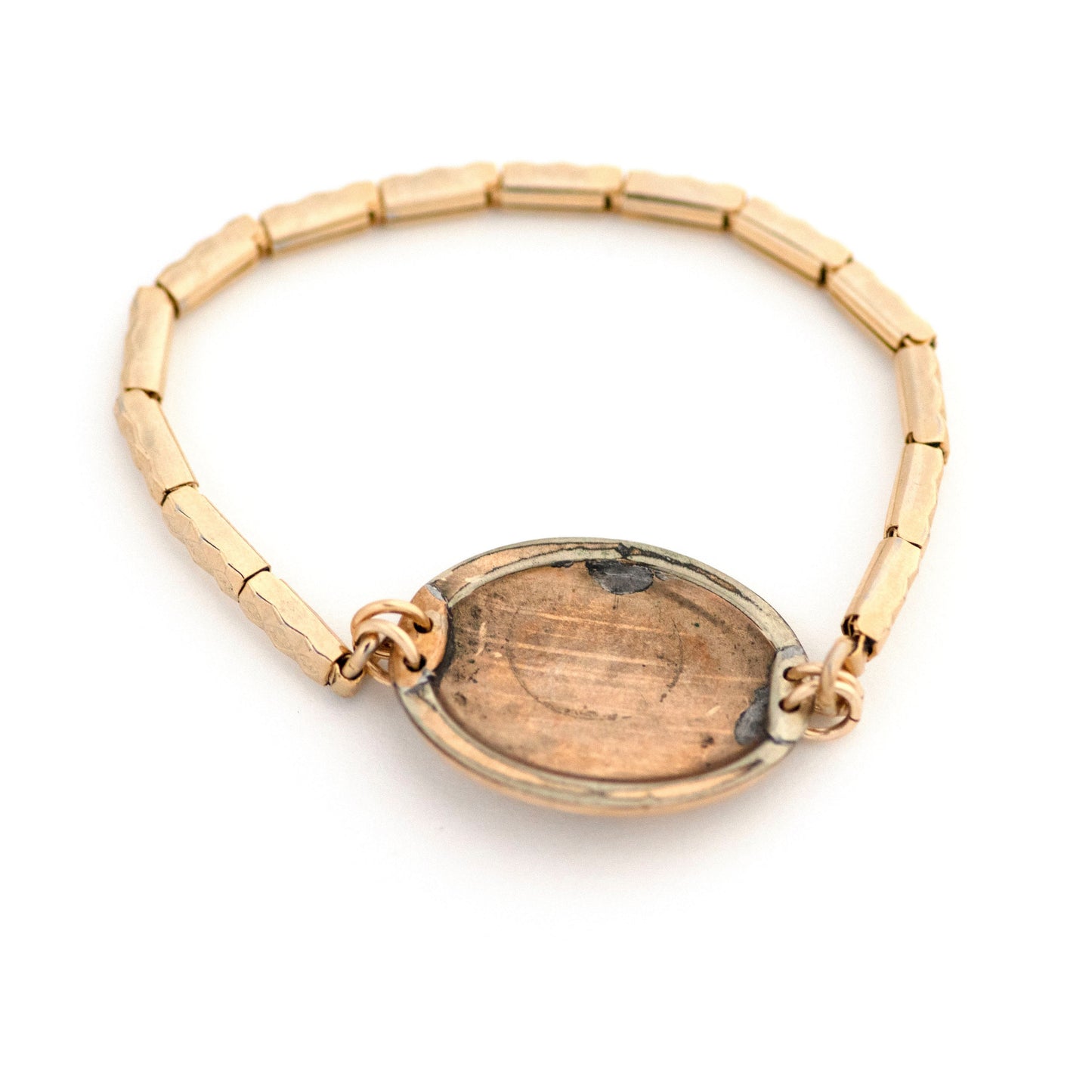 Victorian Taille d'Epargne Brooch Bracelet