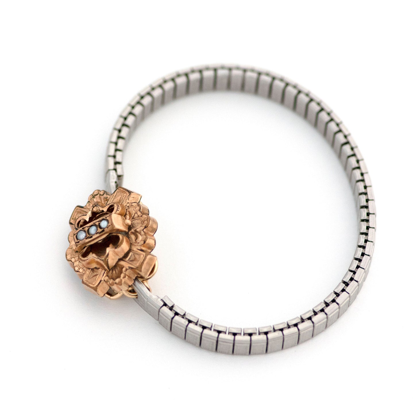 Repurposed Seed Pearl Slide Bracelet