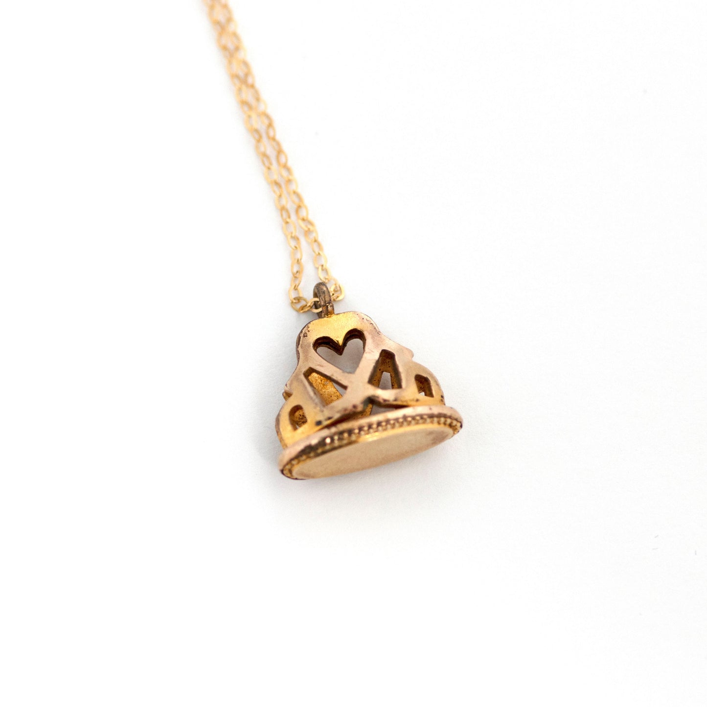 Heart Watch Fob Necklace