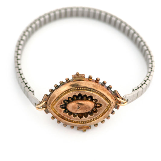 Locket Brooch Bracelet